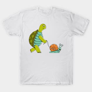 Turtle and snail T-Shirt